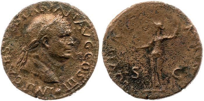 reverse of Vespasian RIC II 1162