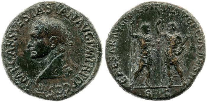 obverse of Vespasian RIC II 148
