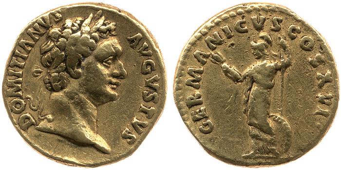 obverse of Domitian RIC II 745
