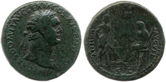 obverse of Domitian RIC II 396