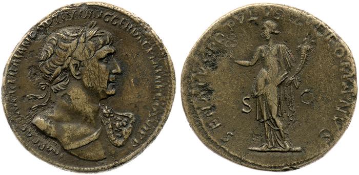 obverse of Trajan RIC II 673