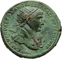 reverse of Trajan RIC II 623