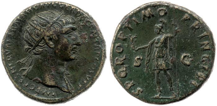 obverse of Trajan RIC II 484