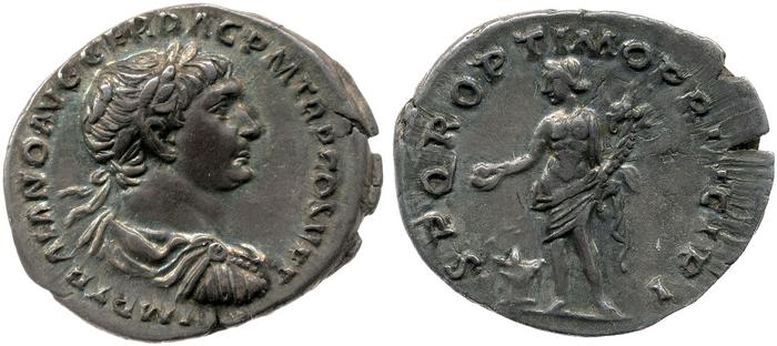 obverse of Trajan RIC II 185