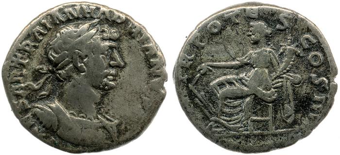 obverse of Hadrian RIC II 2966
