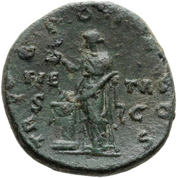reverse of Hadrian RIC II 2746