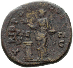 reverse of Hadrian RIC II 2745