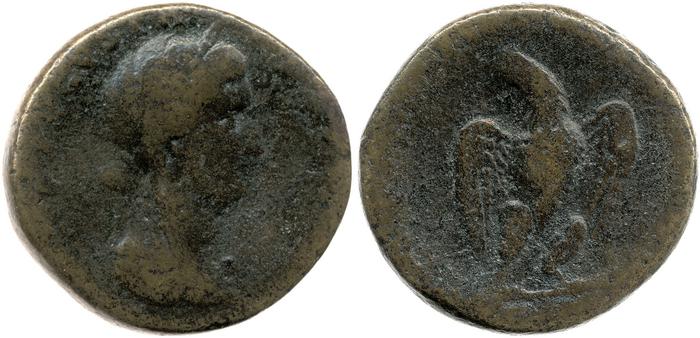 obverse of Hadrian RIC II 2609