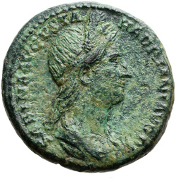 reverse of Hadrian RIC II 2555