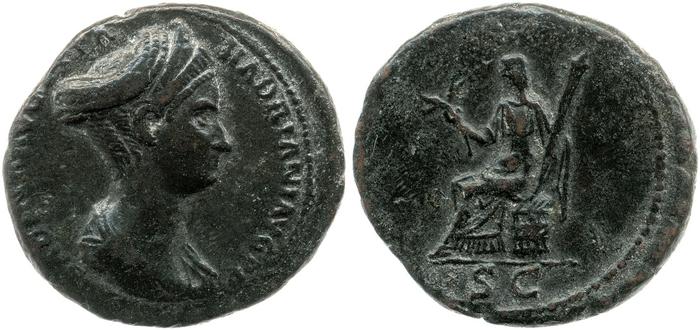 obverse of Hadrian RIC II 2494