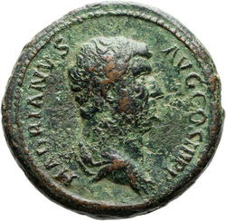 reverse of Hadrian RIC II 2300