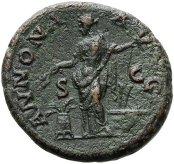 reverse of Hadrian RIC II 2146