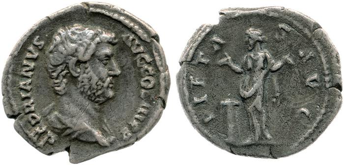 reverse of Hadrian RIC II 2027