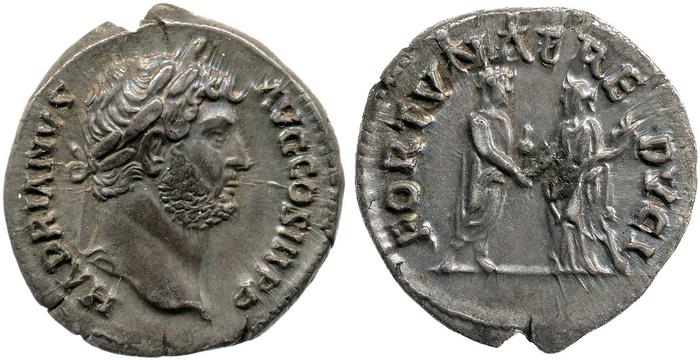 obverse of Hadrian RIC II 2000
