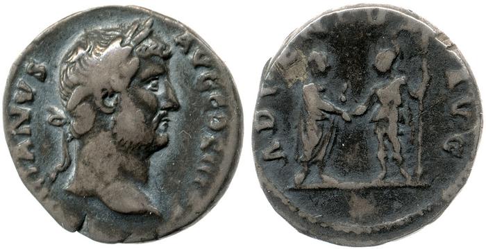 reverse of Hadrian RIC II 1987