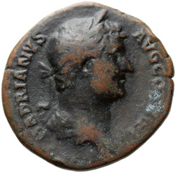 reverse of Hadrian RIC II 1643