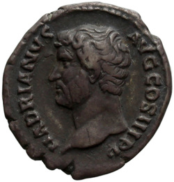 obverse of Hadrian RIC II 1497