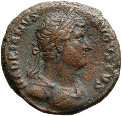 obverse of Hadrian RIC II 1364