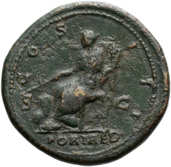 reverse of Hadrian RIC II 1350