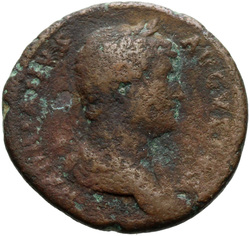 obverse of Hadrian RIC II 1244