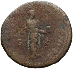 reverse of Hadrian RIC II 1244