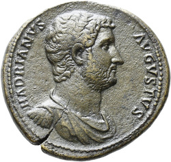 obverse of Hadrian RIC II 1225