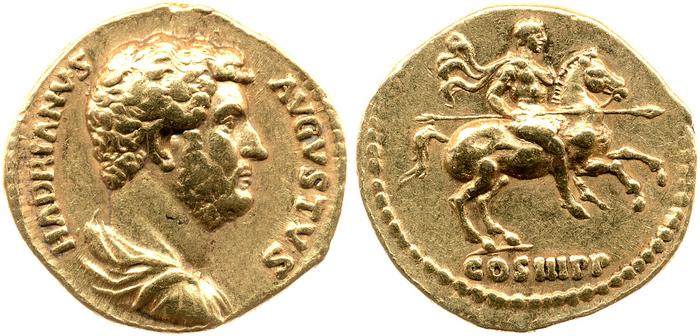obverse of Hadrian RIC II 1059