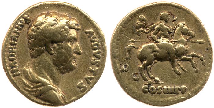 reverse of Hadrian RIC II 1059