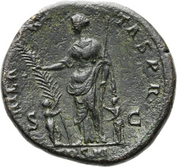 reverse of Hadrian RIC II 993