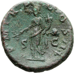 reverse of Hadrian RIC II 676