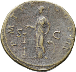 reverse of Hadrian RIC II 666