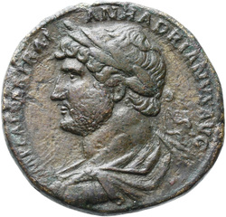 obverse of Hadrian RIC II 655