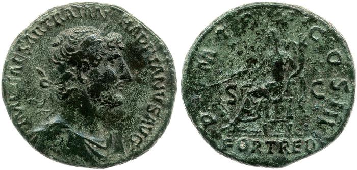 obverse of Hadrian RIC II 648