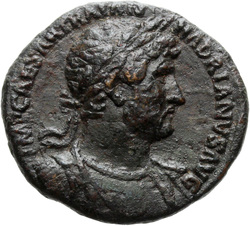 obverse of Hadrian RIC II 618