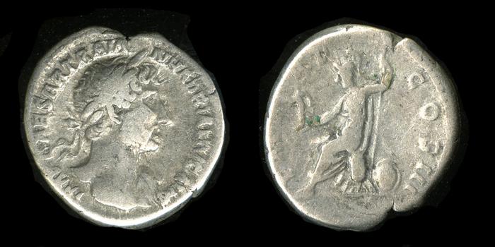 obverse of Hadrian RIC II 542