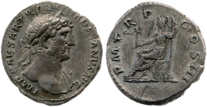 reverse of Hadrian RIC II 542