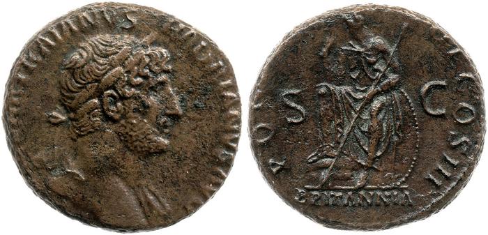reverse of Hadrian RIC II 241