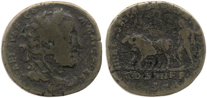 obverse of Commodus RIC III 616