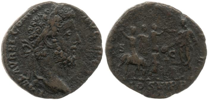 obverse of Commodus RIC III 602