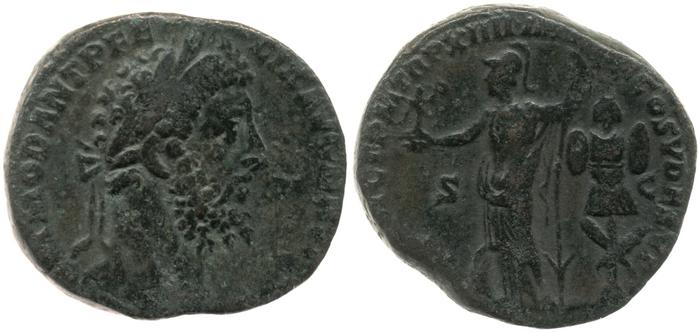 obverse of Commodus RIC III 544