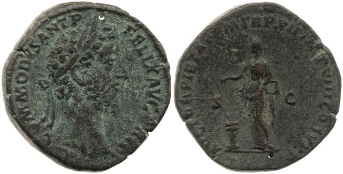 reverse of Commodus RIC III 494