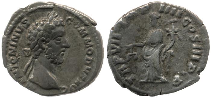 obverse of Commodus RIC III 27