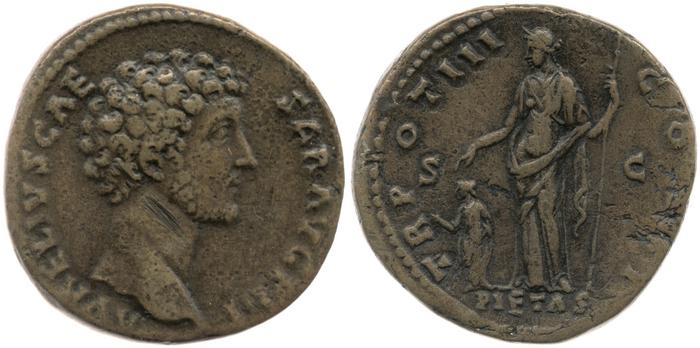 obverse of Antoninus Pius RIC III 1281A