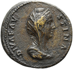obverse of Antoninus Pius RIC III 1107B