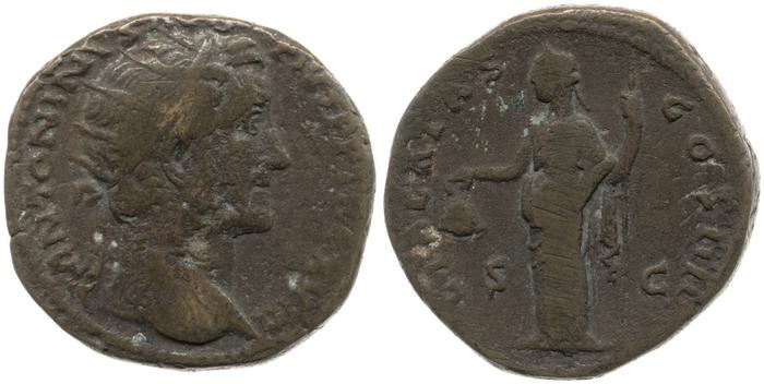 obverse of Antoninus Pius RIC III 933
