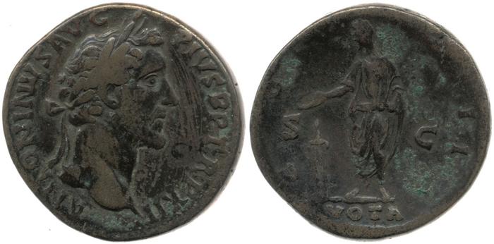 reverse of Antoninus Pius RIC III 856