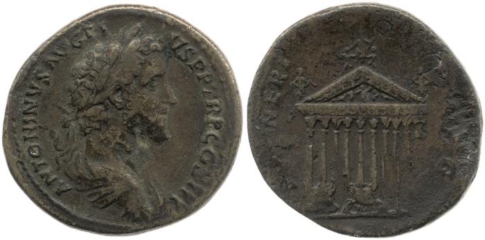 obverse of Antoninus Pius RIC III 652