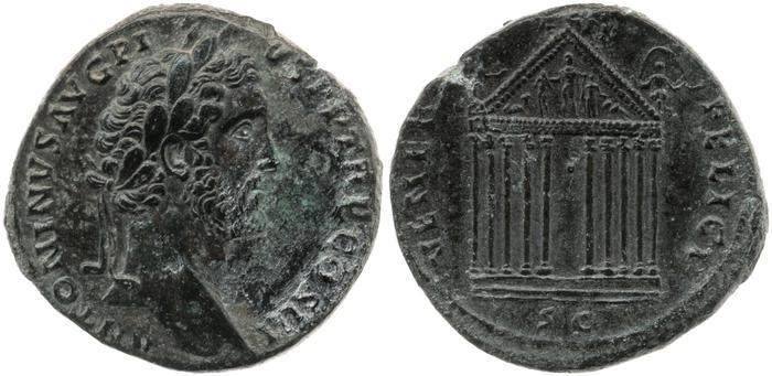 reverse of Antoninus Pius RIC III 652