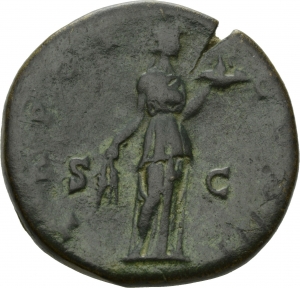reverse of Antoninus Pius RIC III 646