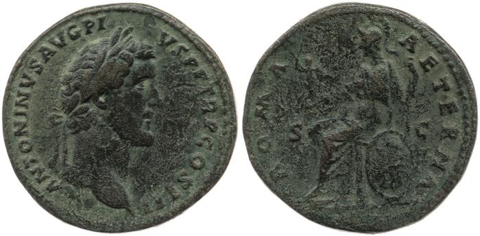 obverse of Antoninus Pius RIC III 621
